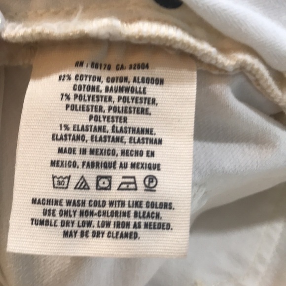 Anthropologie Pilcro and the Letterpresd White “Stet” Fit Straight Ankle Jeans - Picture 8 of 9